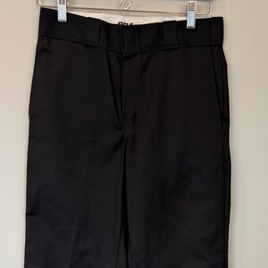 New Dickies Men's Black Work Dress Pants 29x32